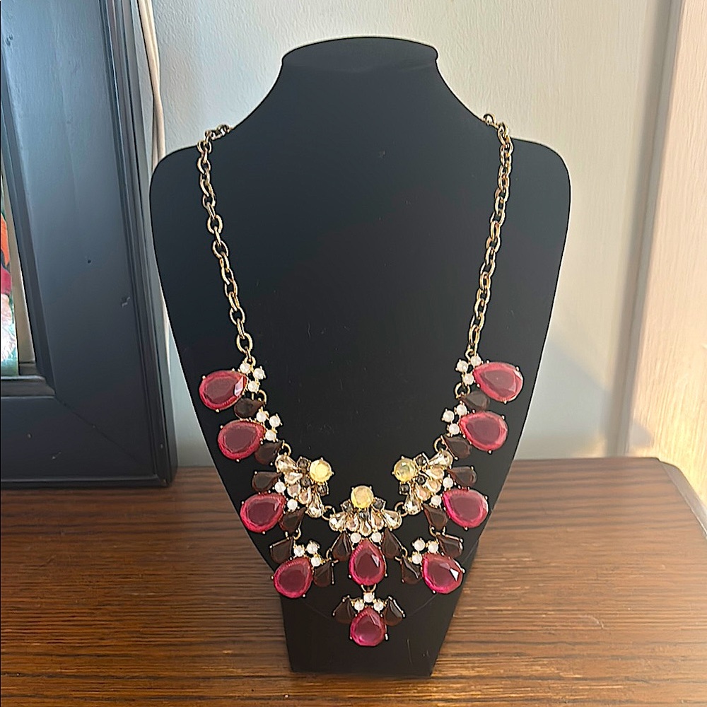 Pink & Purple Statement Necklace